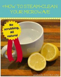 How to team clean your microwave